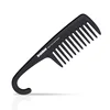Brainbow 1pc Plastic Hair Brush Wide Tooth Comb with Hanger Anti-Static Large Wide Comb for Straight Wavy Hair Care Styling Tool 4