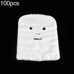 Ultra - Thin Pure Cotton Disposable Facial Gauze Masks for Skincare & Beauty Salons (100pcs)