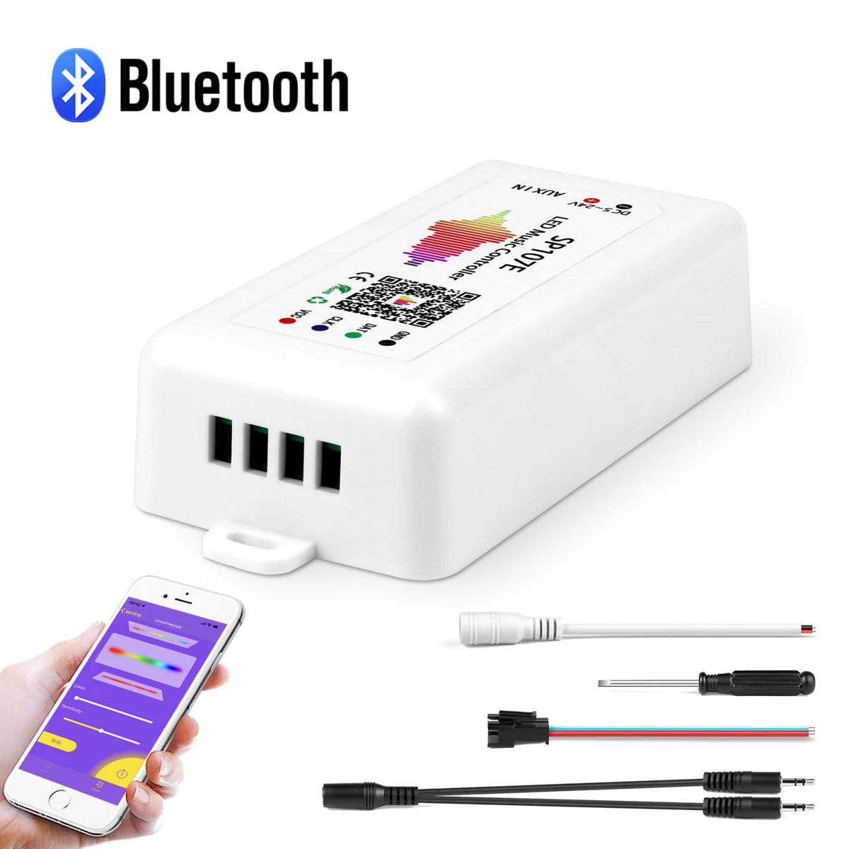 SP107E-LED-Tape-Music-Controller-Wireless-Bluetooth-compatible-SPI-Full ...