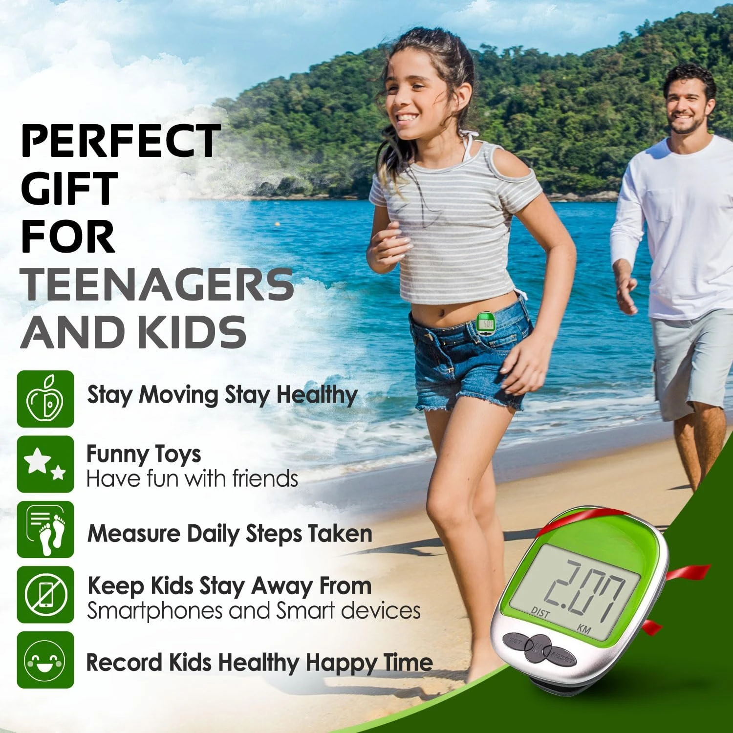 High-quality, reliable, and long-lasting running pedometer for enhanced workout experience. Maximize performance and track progr