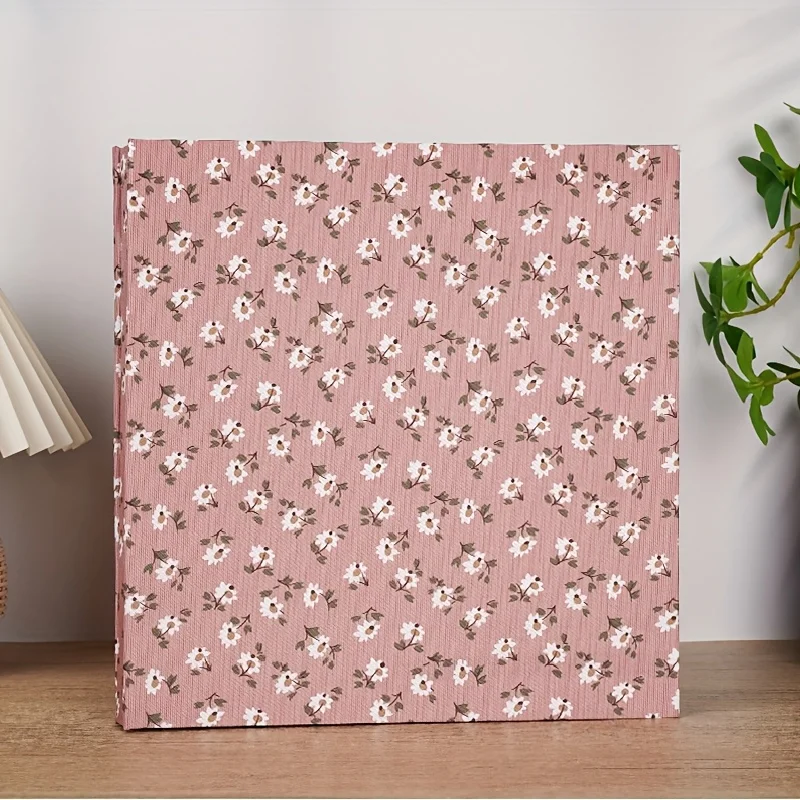 20/40페이지 DIY 사진 앨범, 천 커버, 11.02x10.63인치 자가 접착식 사진 앨범, 가족 생활 기념에 적합