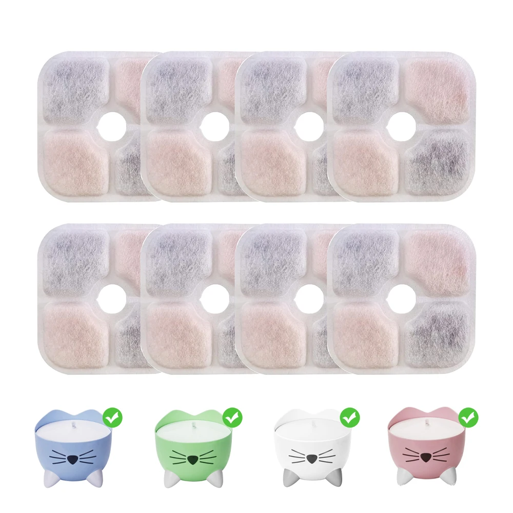 Replacement Activated Carbon Filter Cat Dog Drinking Fountain Replaced Filters for Pet Water Fountain Dispenser Accessories pet water fountain
