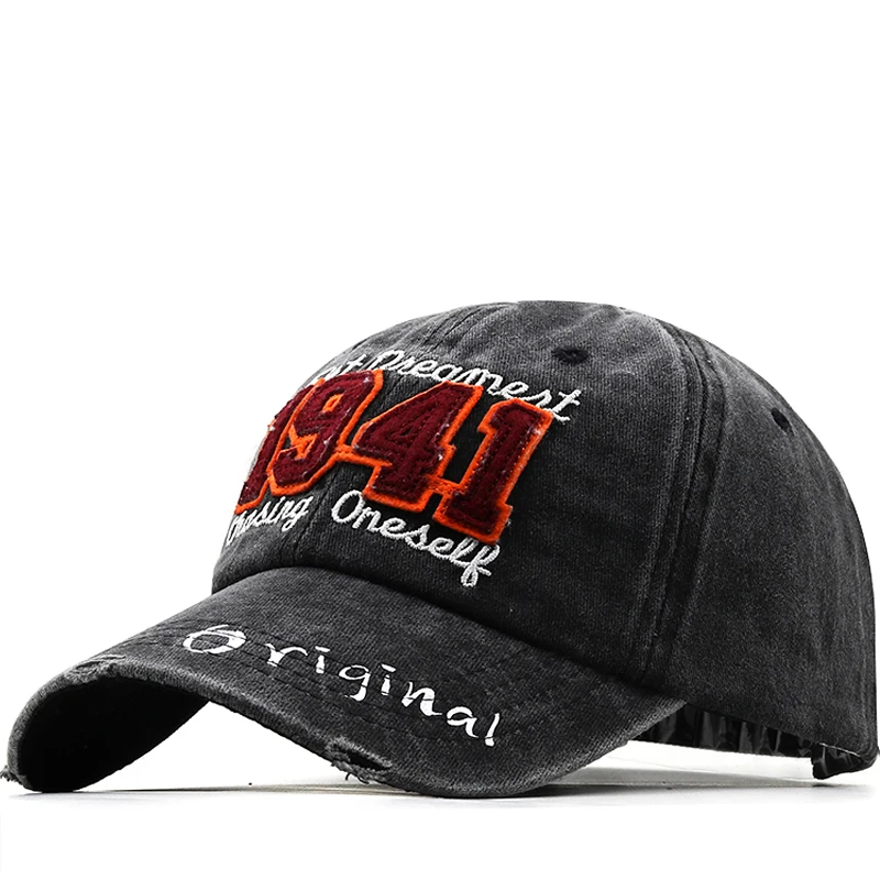 

Модные вымытые бейсболки для мужчин, Ретро стиль, парусиновая Женская кепка, вышитая надпись, регулируемый, для спорта на открытом воздухе, Snapback, папа, кепка для мужчин