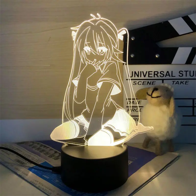 

LED charging luminous night light Hatsune Miku hand-made bedroom decoration energy-saving color changing light holiday gift girl
