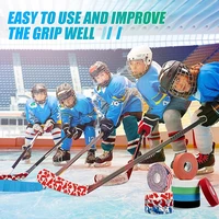 1 Roll Ice Hockey Grip Tape Multipurpose Handle Cloth Tape for Lacrosse Baseball Softball Bats Rackets Pullup Bars Non-slip 2