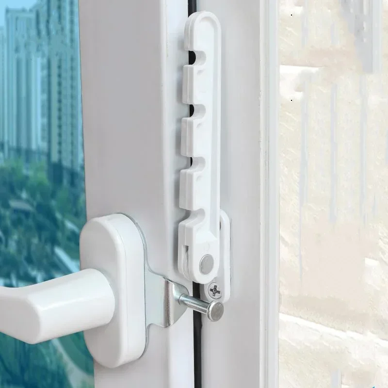 Window Stopper Window Lock Door Lock 4 Gears Window Limiter Latch position stopper Locator Wind Brace child safety security Lock FOR Plastic steel interior door