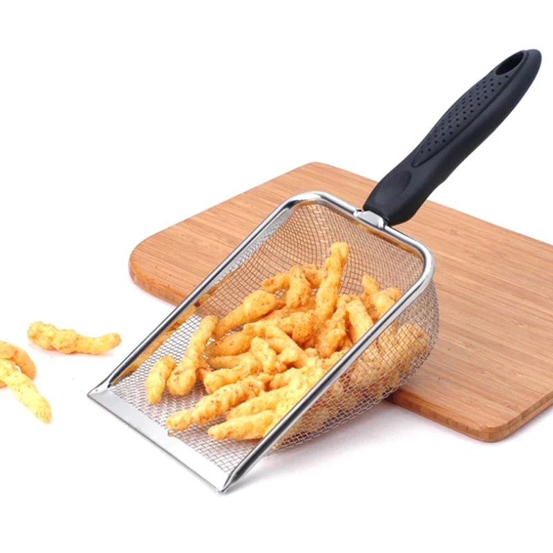 Pet Cleaning Tools Stainless Steel Feces Shovel Net Cat Litter Shovel Reptiles Lizard Sand Mesh Screen Fecal Spoon