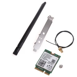 Dual Band Wireless 9461 for Intel 9461NGW 802.11ac Key E CNVI 2.4G/5G WiFi Card BT-com 5.0 with Extend Antenna P9JB