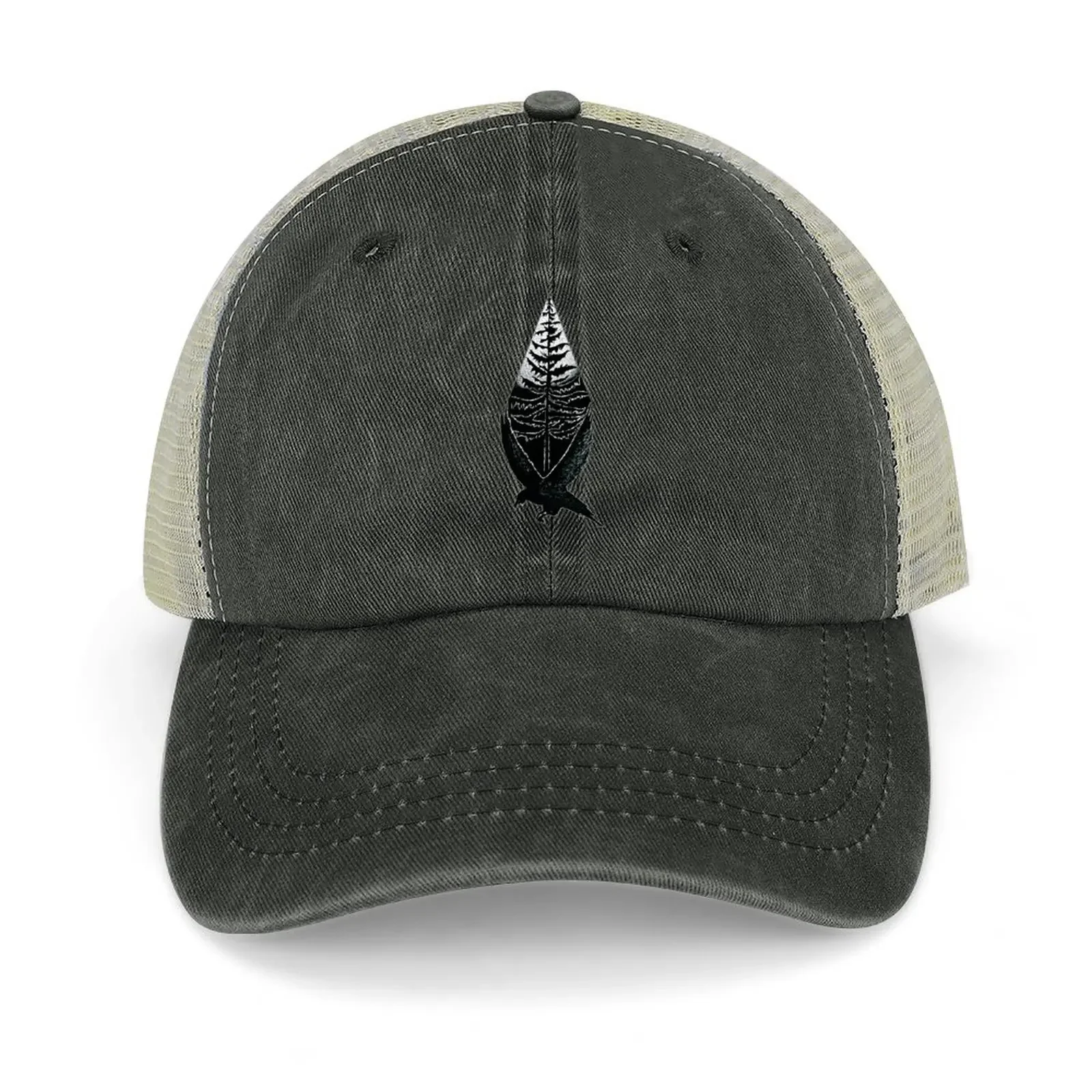 

Black Raven and Pine Cowboy Hat Vintage Mountaineering Luxury Man Hat Golf Cap Men's Baseball Women's