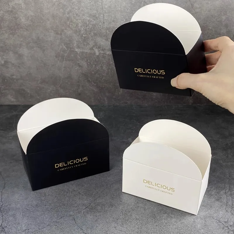 50 Pack Kraft Paper Croissant Sandwich Boxes Disposable Food Packaging for Bakery Break... - SKU PCSB2314 - UGI Packaging