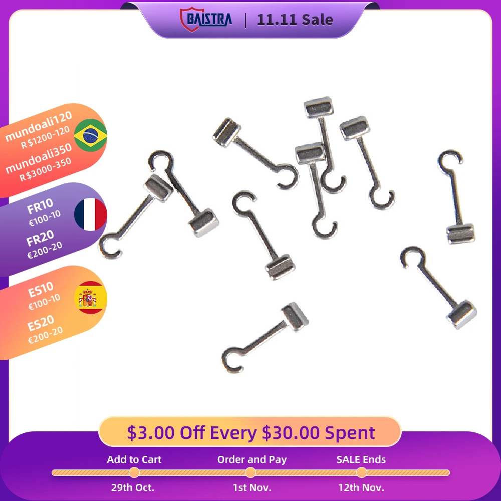 Dental Orthodontic Hook Dentistry Accessories 5.5mm Long Curved