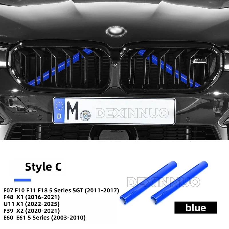 Sleek Automotive Front Grille Trim Strips