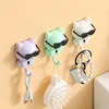 4pcs Kitten Hooks Cartoon Cats Wall Hook Wall Hanging Hanger Rack Key Holder Home Storage Utility Wall Decoration for Clothe Hat 5