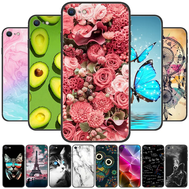 Per Iphone Se 3 Custodia Se3 Custodia Protettiva In Silicone Morbido Di Lusso In Marmo Per Iphone Se 2022 Custodie Tpu Capa Per Iphonese3 Se 3