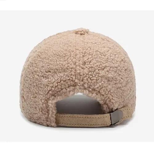 Winter Women's Hats Lamb Wool Warm Baseball Cap Fashion Personality Embroidery Hip Hop Party Caps For Men And Women Snapback Cap - Image 4
