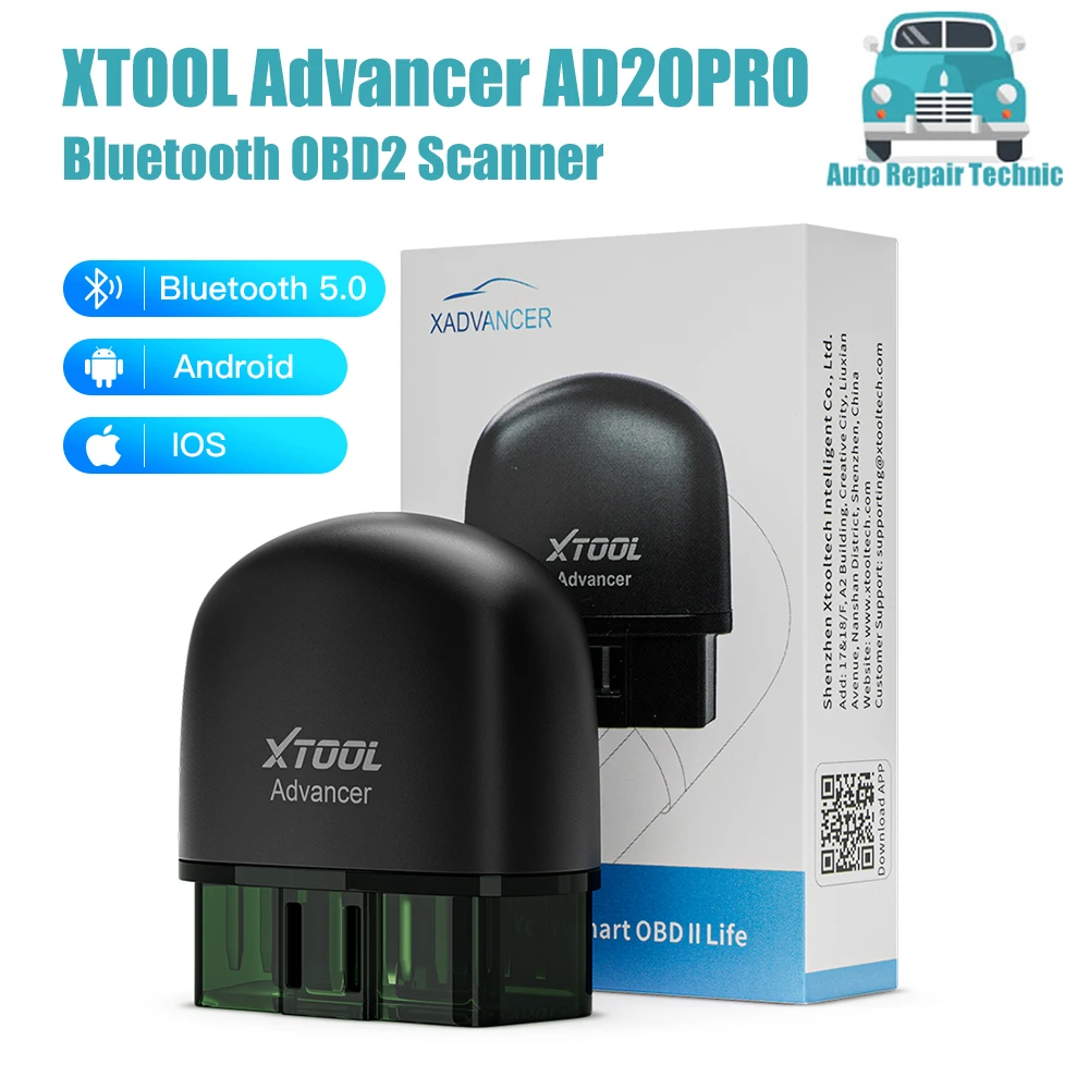 Xtool Advancer Ad20pro All Systems Diagnostic Bluetooth Obd2 Scanner