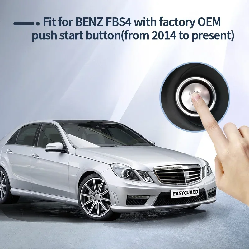 2026 이지가드 스마트키 PKE 키트 벤츠 순정 OEM 푸시 스타트 버튼 장착 차량용 (컴포트 액세스, 발렛 모드 미포함)