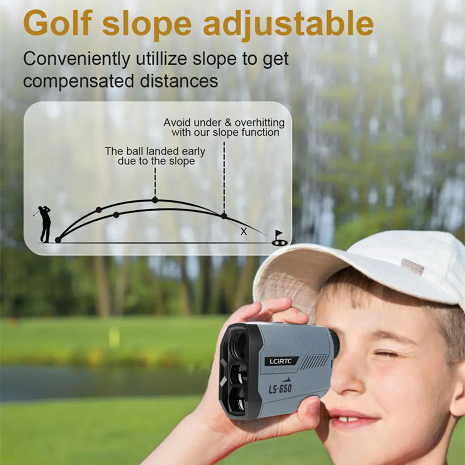 Garden Indoor Range Finder Monocular 1 Set 5 Modes 5-650m ABS Accessories Lightweight Parts Superior Resolution