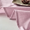 Simple Soft Plain Dyed 100% Washed Cotton Kids Baby Grade A Comfortable Flat Sheet Set 3Pcs Solid Color Bed Sheet 2 Pillowcases, 4