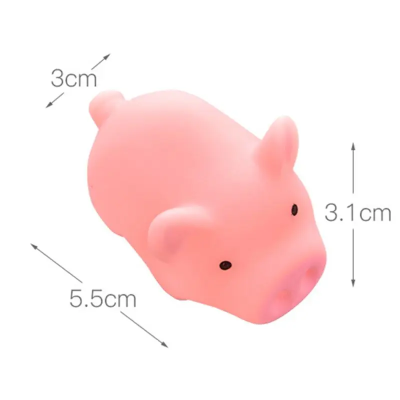 

Squeeze Toy Pig Sensory Vent Ball Pink Piggy Stress Relief Figure for Autism Kids Easter Gift