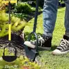 Manual Trimming Shovel Serrated Grass Saw Cutter With T-Grip Half Moon Manual Lawn Edger Reinforcedfor for Home Garden Supplies 1