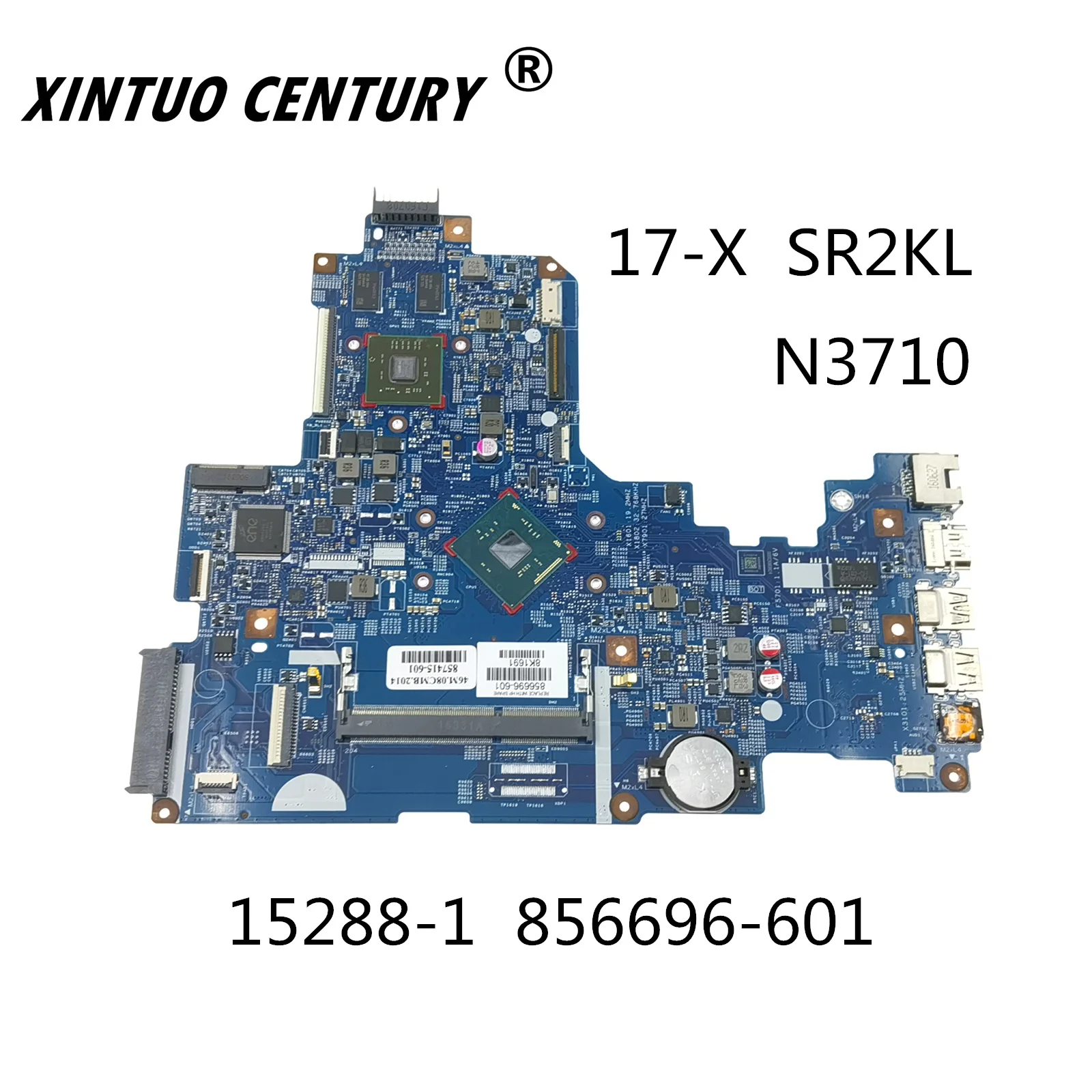

Для HP 17-Y 17-Y018CA портативный ноутбук 856696-001 856696-601 857415-601 448.08p02.0011 R5M1-30 2 GB N3710 CPU 100% тест