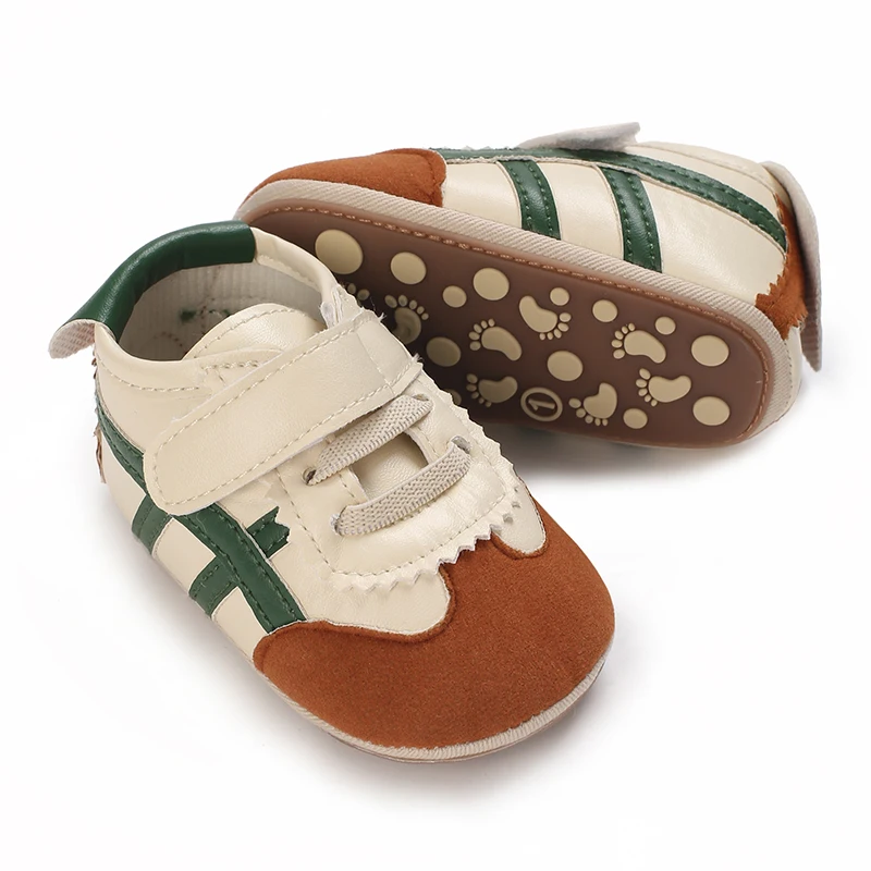 Newborn Walking Shoes Rubber Sole Infant Kids Running Toddler Shoes Baby 0-18Month Boy Girl 3