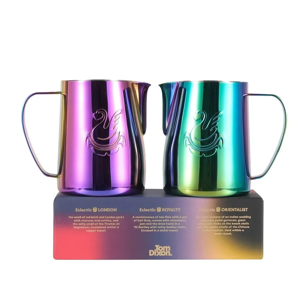 400ml/600ml Elegant Swan Stainless Steel Coffee Pitcher Milk Frothing Cup Cream Maker Barista Craft Espresso Latte Art Jug Tool milk frother jug milk frothing jug