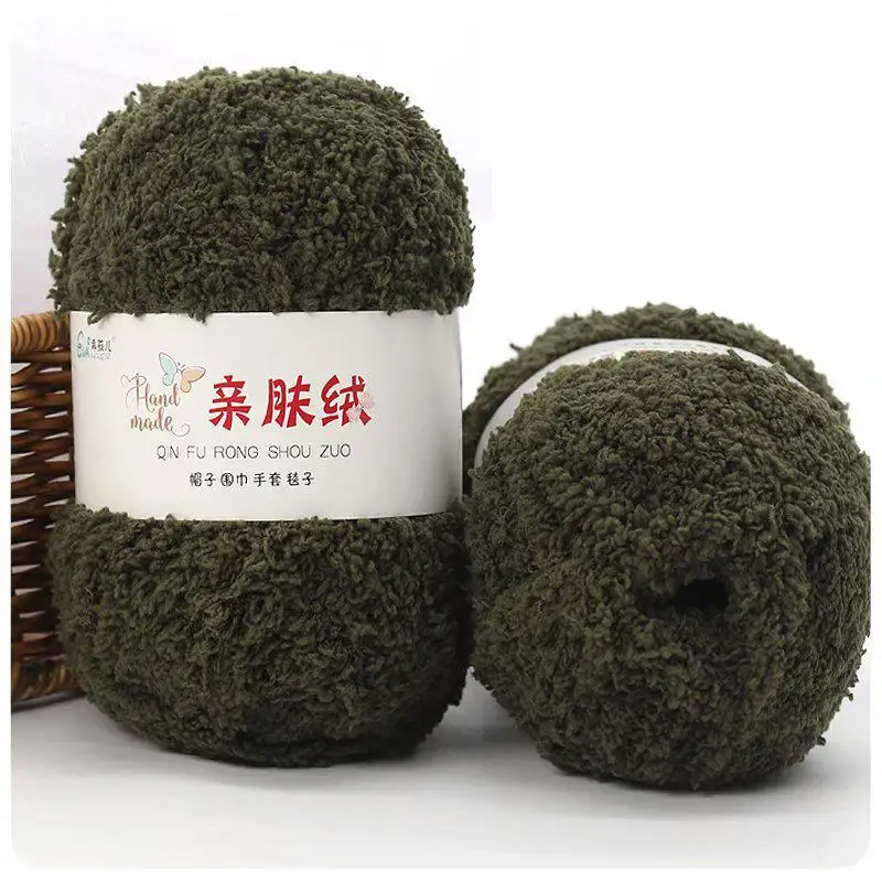 Luxurious Soft Chenille Yarn for DIY Knitting and Crochet Projects