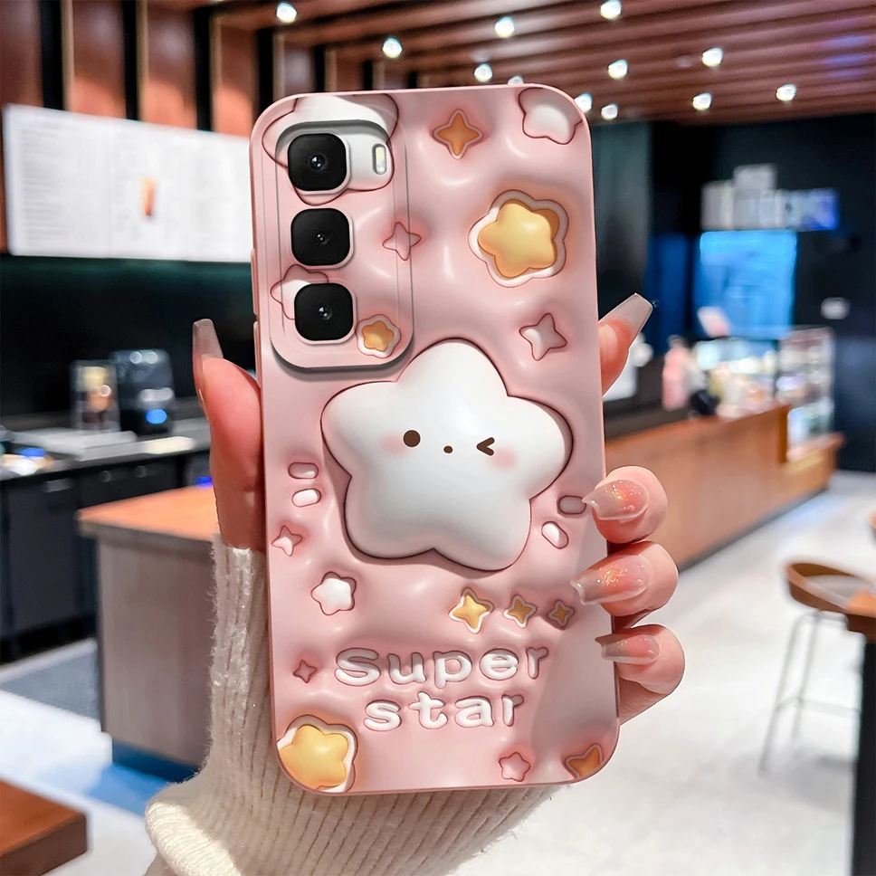 Fashionable Black Cat Pattern Shockproof Phone Case - Soft Liquid Silicone Cover in Black