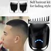 Washable Electric Self Hair Trimmer Self-Cut Haircut Kit Fade Style Clipper For Men Skull Bald Head Shaver Width Cutter Blade 1