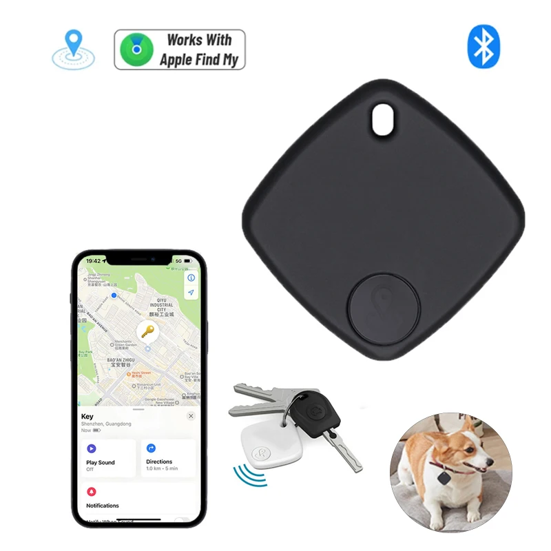 Tracker Gps Portatile Air Tag Mini Smart Bluetooth Tracker Childs Finder Key Pet Car Dispositivo Di Localizzazione Anti-Smarrimento Per Trovare La Mia