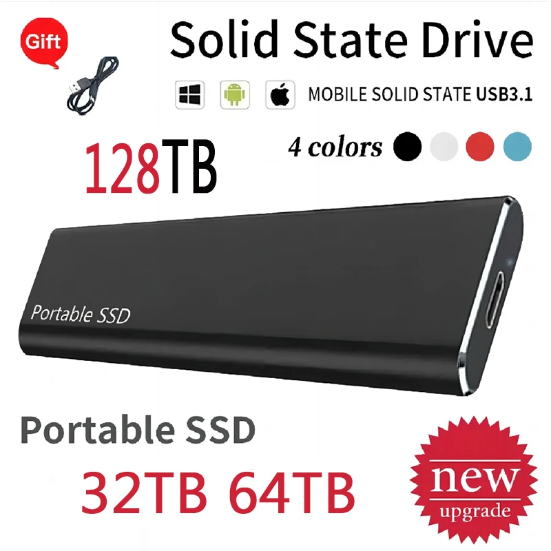 

Тип с, интерфейс USB 3,0, жесткий диск с высокой скоростью, устройство для Armazenamento для ноутбука, ПК, настольного компьютера, Mac,