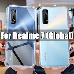 Transparent Shockproof Anti - Scratch Phone Case for Realme 7 Global (Clear)