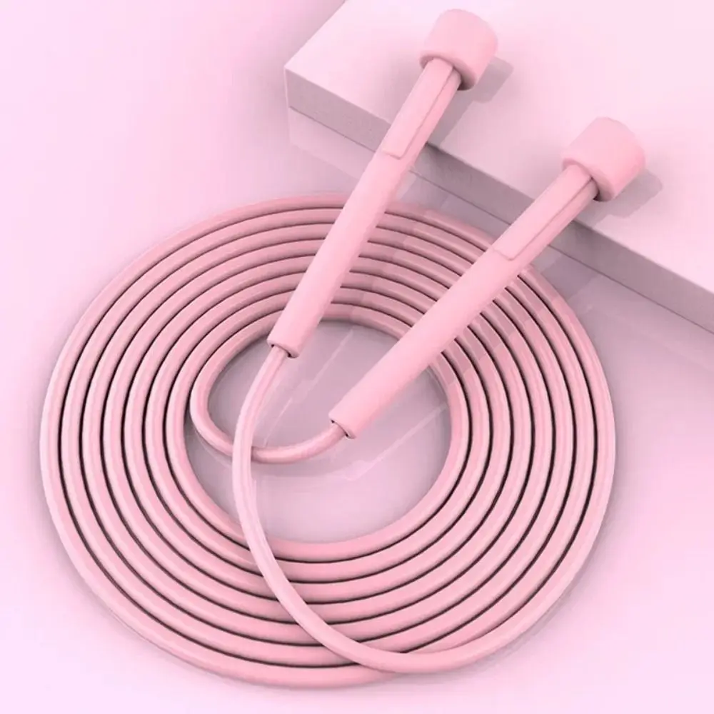 Professional Fitness Equipment Skipping Rope PVC Wear Resistant Jump Rope Anti Shaking Antiskid Soft Bead Bamboo Jump