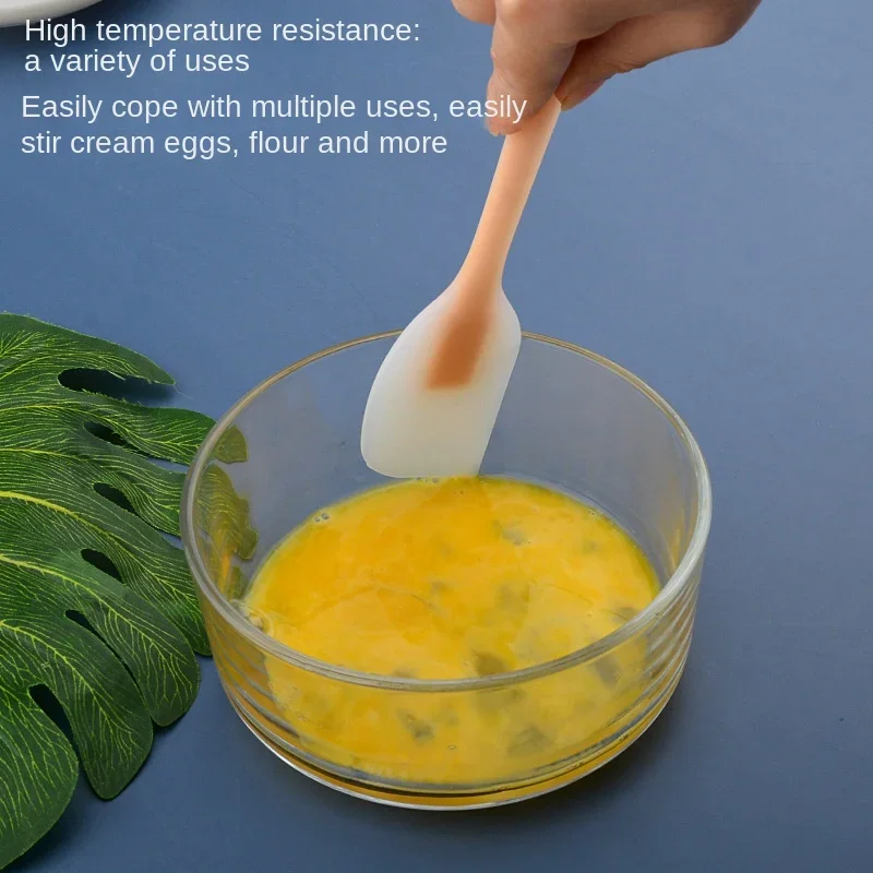Kitchen Utensils Kitchens Heat Pastry Mini Resistant Baking Bar. Spatula Accessories Bakeware Translucent Cream Silicone Tools