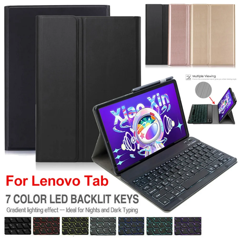 

Чехол для Lenovo Tab Xiaoxin Pad 2022 P11 Plus 11 Pro 11,5 Tab J606 J607 J616 J706 J716 K11 M10 Plus с клавиатурой