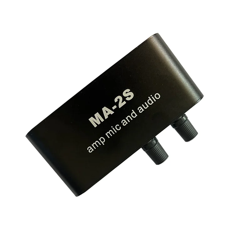 Dual Channel Dynamic Condenser Microphone Preamplifier