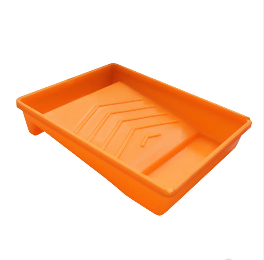 2/5pcs 10 inch Paint tray for decorative wall decorative tool with pattern plastic paint pan roller brushing tool 37.8*30*7.3cm
