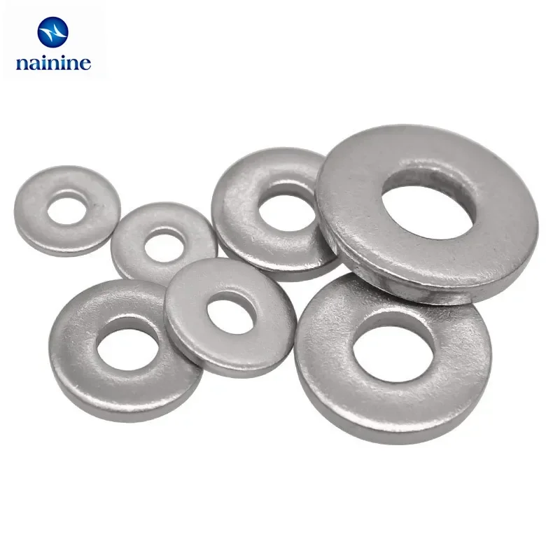 DIN7349 304 Stainless Steel Heavy Duty Flat Washer Machine Washer Plain Washer M3-M30