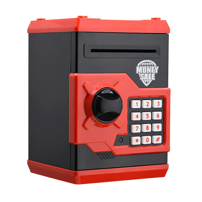 Tenbroman Safe Deposit Piggy Bank Moneybox Money Automatic Roll Coin