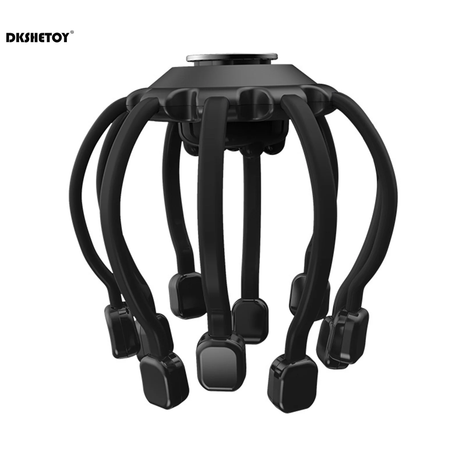 ElectricHeadScalpMassagerWithBluetoothMusicOctopusClawStressReliefTherapeuticHead