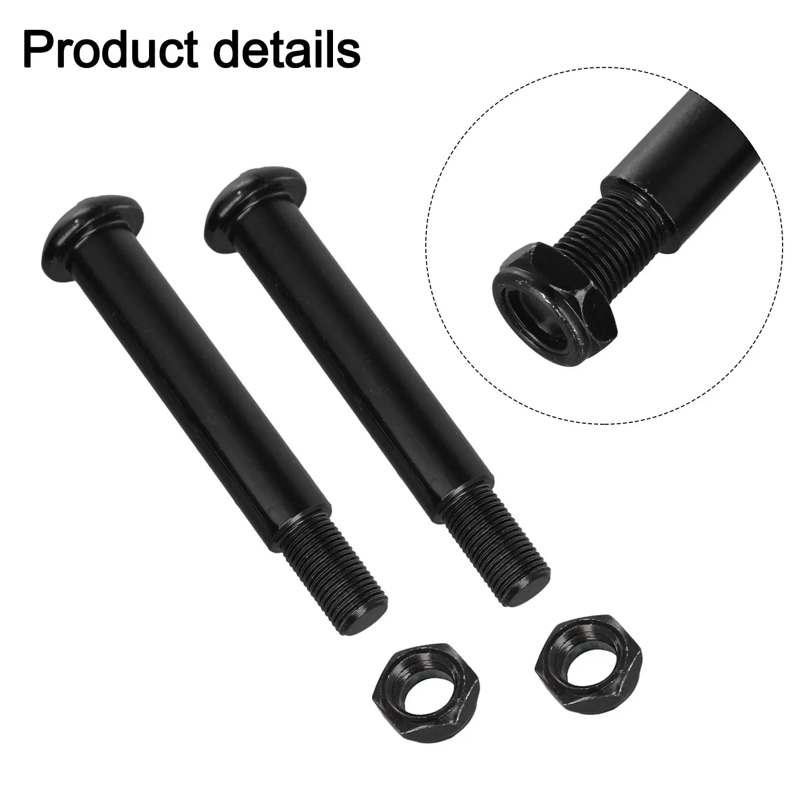 Heavy Duty Treadmill Pedal Bolt & Nut Suitable for Exercise Bikes and Magnetic Bikes Provides Long Lasting Performance