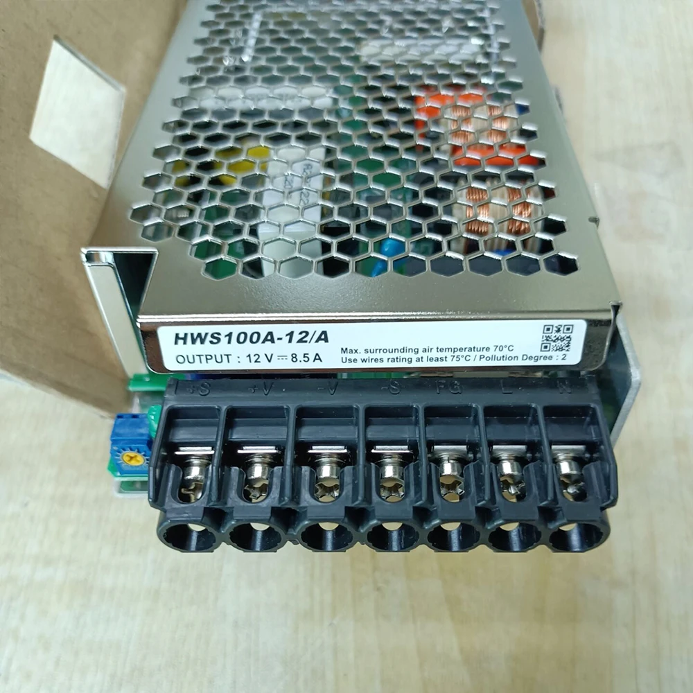 HWS100A-12/A Switching Power Supply Input 100-240Vac 50-60Hz 1.4A Output 12V 8.5A 3 HWS100A-12/A Switching Power Supply Input 100-240Vac 50-60Hz 1.4A Output 12V 8.5A
