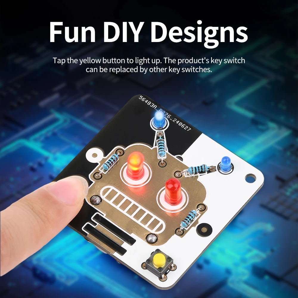 Ladybug Solder Project Kit DIY Electronics Robot LED Electronics Beginner Learning Welding
