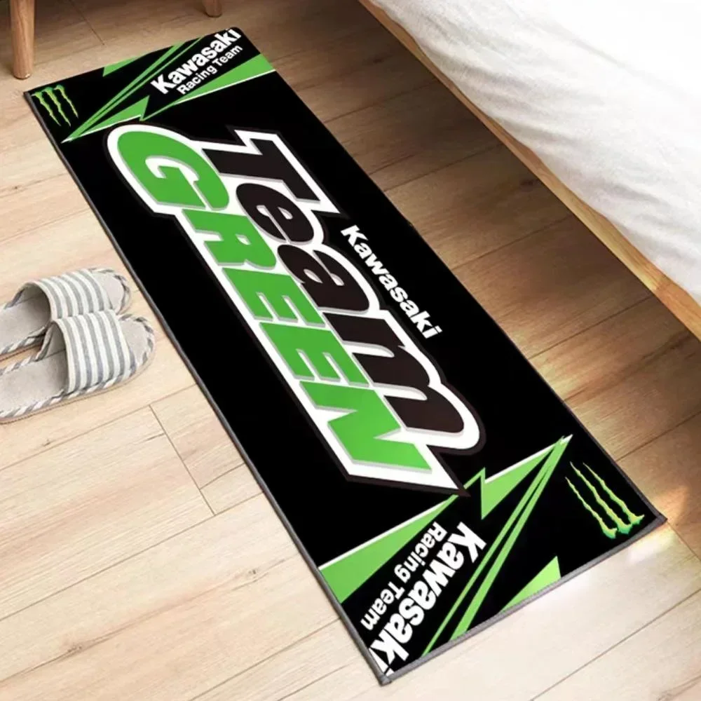 ガレージマットオートバイカーペットレーシングクールモトディスプレイ