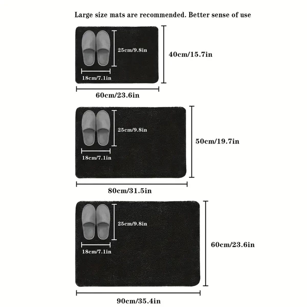 Absorbent Non-Slip Bath Mat 4