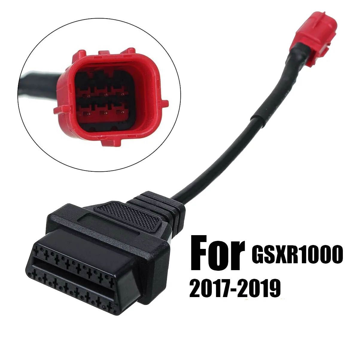 스즈키 GSXR1000 용 하네스 케이블, 오토바이 6 핀 OBD2 결함 진단 어댑터