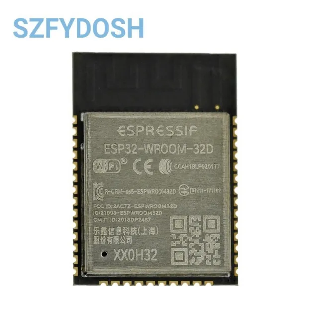 ESP32-WROOM-32D ESP32 WROOM ESP-32 4MB 8MB 16MB Dual Core WiFi Wireless Ble MCU Module ESP32-WROOM-32 FOR Internet of Things 