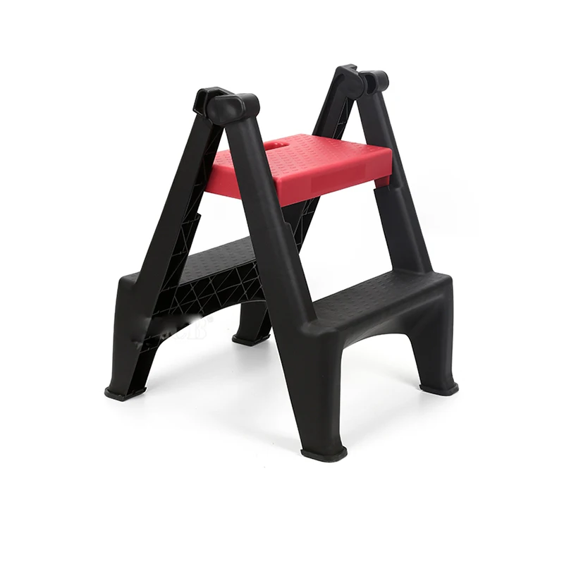 

Car Washing Stool Two Step Stool Folding Ladder Chair Thickening Anti-skid High and Low Stool Lifting Tool Ladder Stool